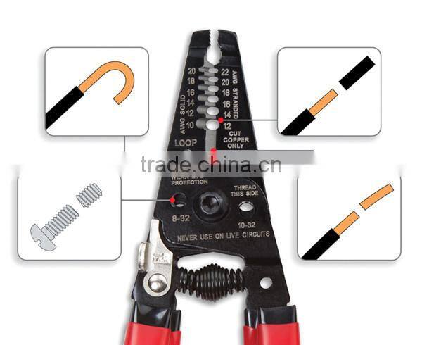 multi-functional 7 inch (165 mm) wire Stripper