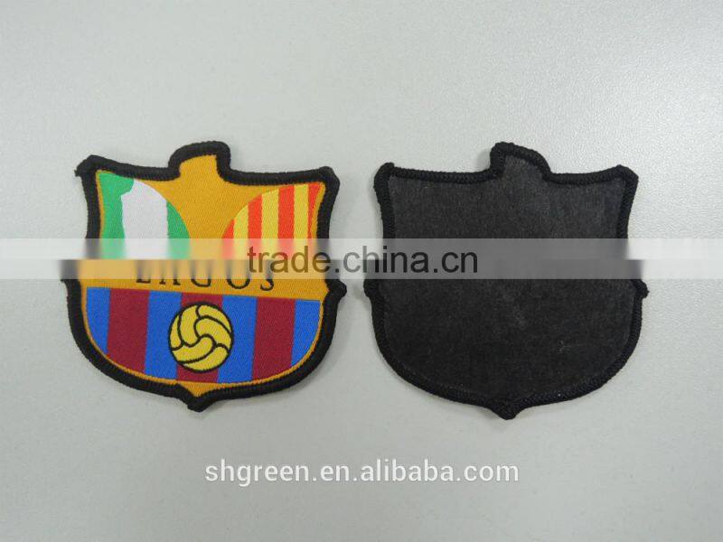 custom cartoon logo clothing woven badge