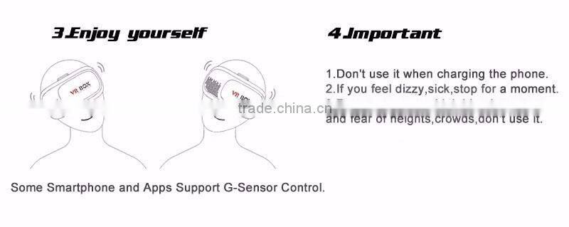 3D VR glasses virtual reality 3D VR Box Glasses Game