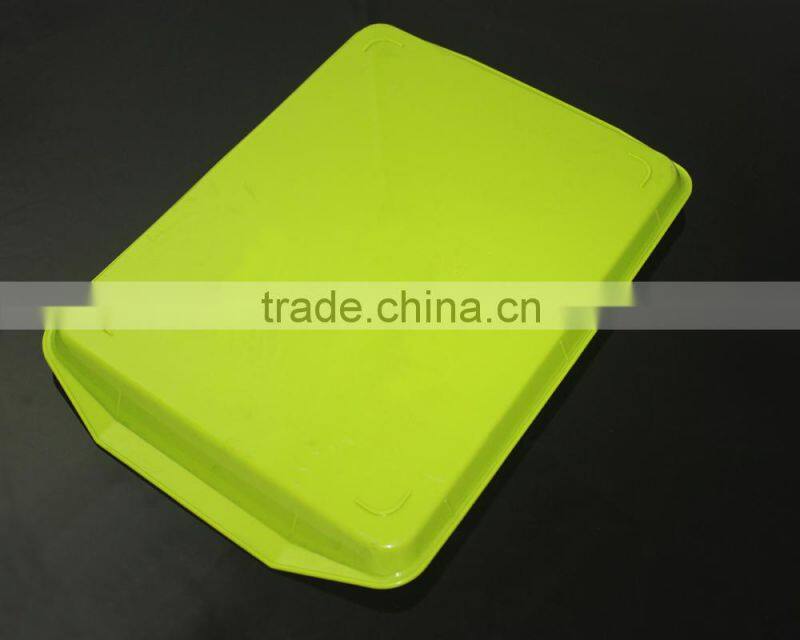 2015 hot selling manufacter wholeasle OEM colorful Melamine hospital food trays with handle