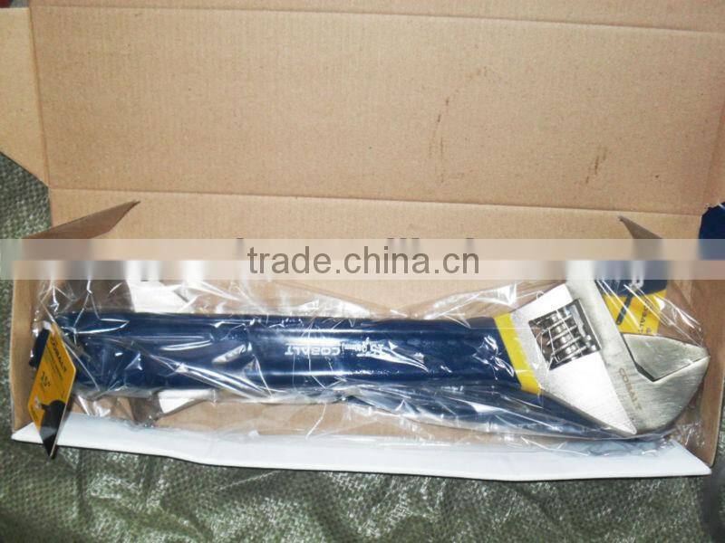 cast iron adjustable pipe monkey wrench for Middle East