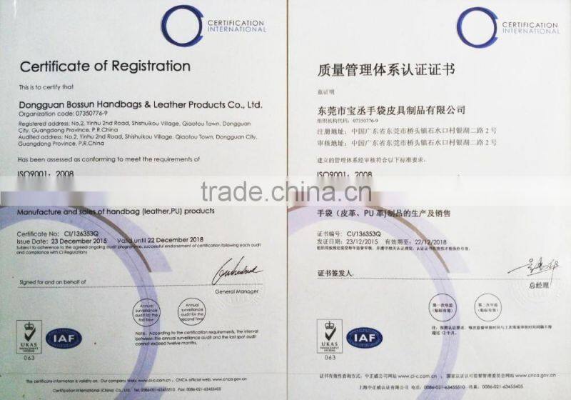 black PU leather travel leisure backpack daypack