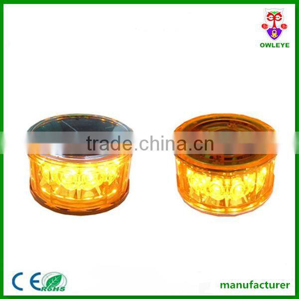 12Pcs Led Solar-powerd beacon Light With Magnet