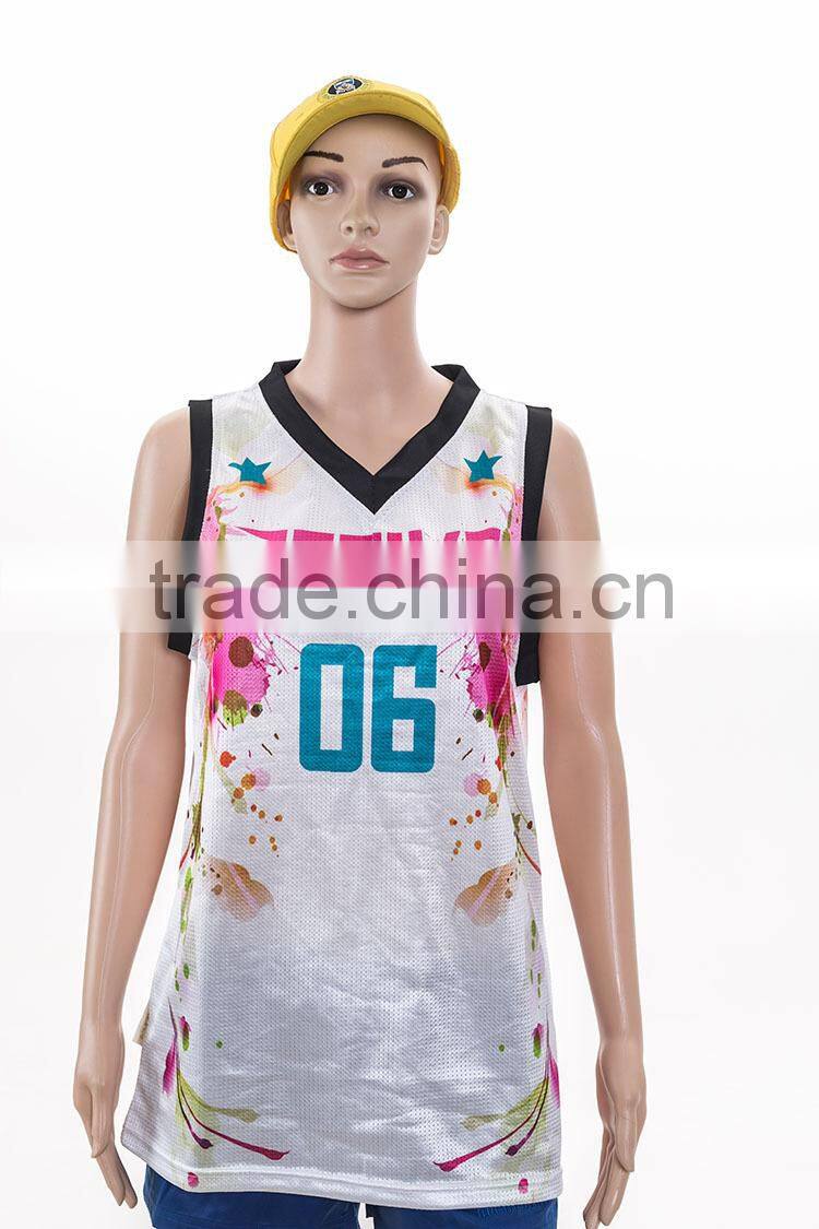 High Quality Orange Color Basketball Jersey for club