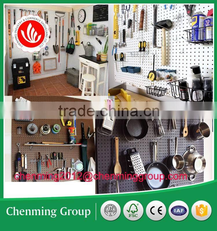 MDF pegboard/MDF peg board/perforated board