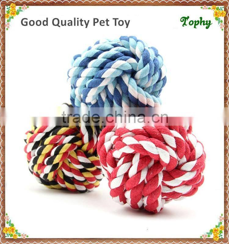 Cotton Rope with Strap A Tennis Ball Playthings Puppy Dog Toys