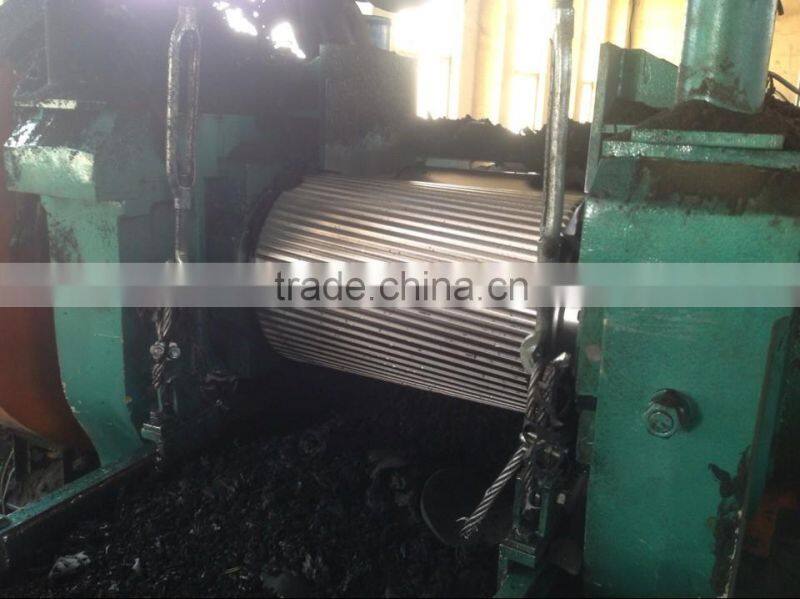 rubber roller grinding machine for waste tyre/tire rubber roller grooving machine