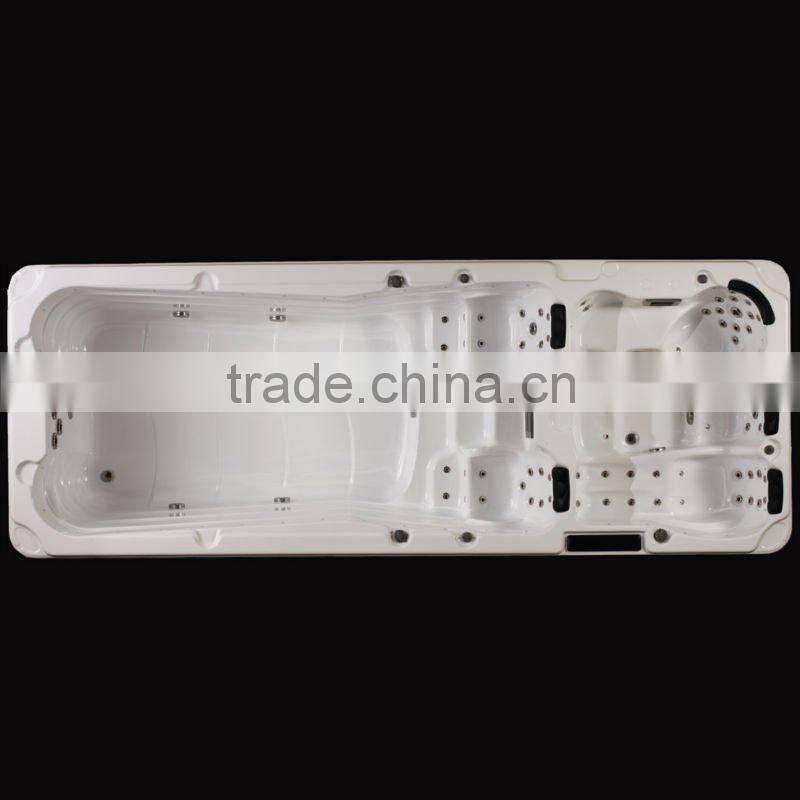Winter PROMOTION Hot portable swim spa / swimming pool with upgrade to stainless steel for free