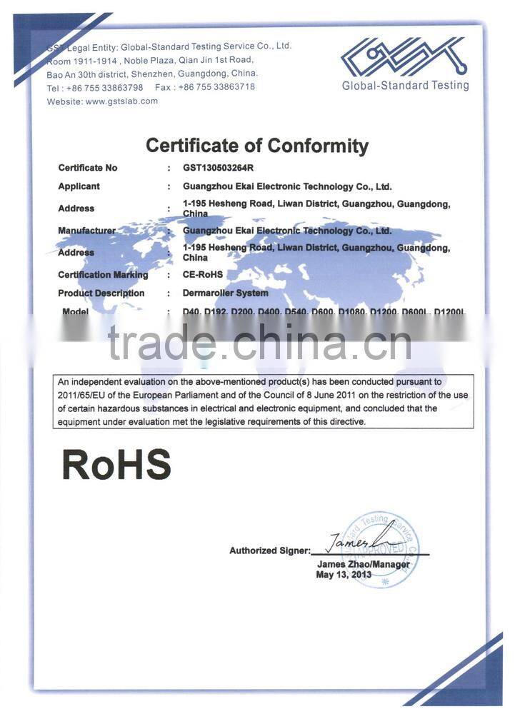 Mts derma meso roller micro needle skin roller 4 in 1 facial massager