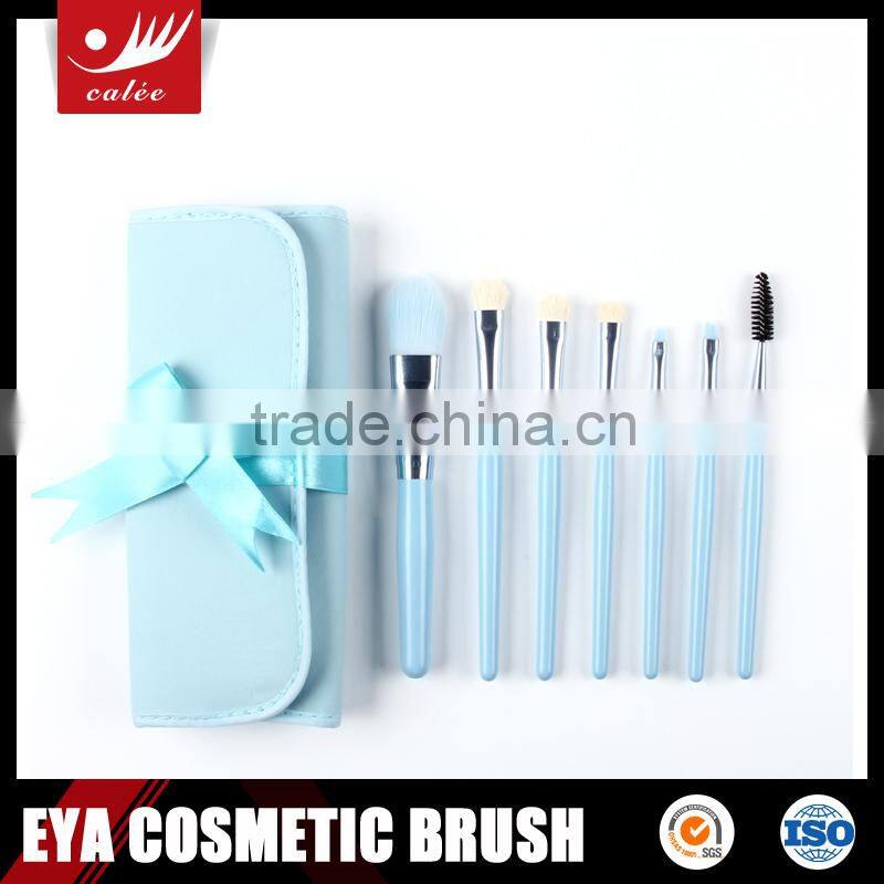 7pcs New fashion lovely blue mcosmetic kits for girls