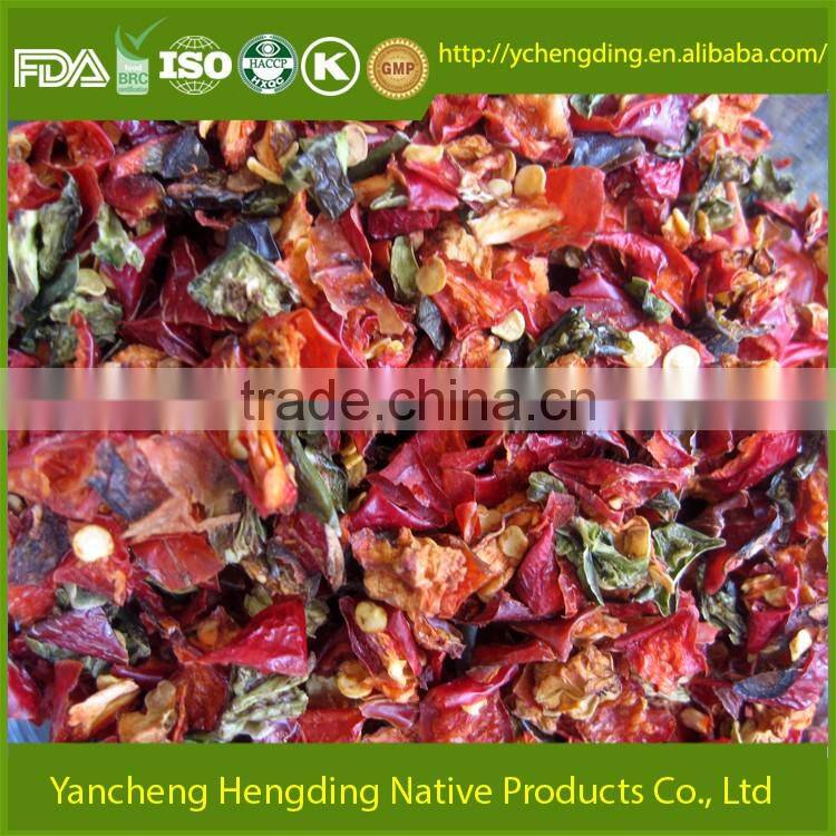 Professional Spices Manufacturer farm green,red bell pepper price for salad, soup