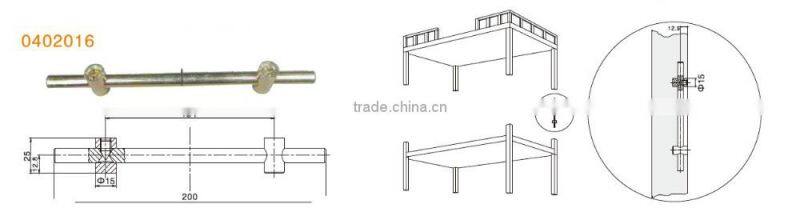 furniture hardware zinc plated steel furniture connecting bolt and universal steel furniture connector