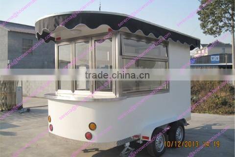 popular street food vending cart/commercial food carts/mobile food cart