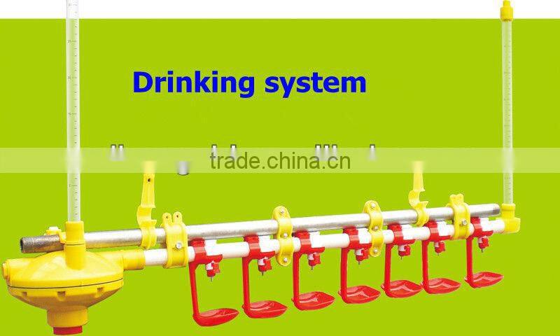 Nipple drinking system for poultry