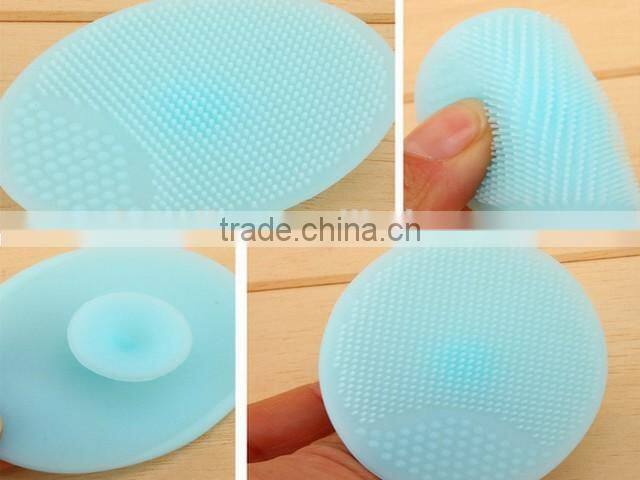 silicone face cleaning brush/silicone face exfoliate brush/silicone dish washing brushes