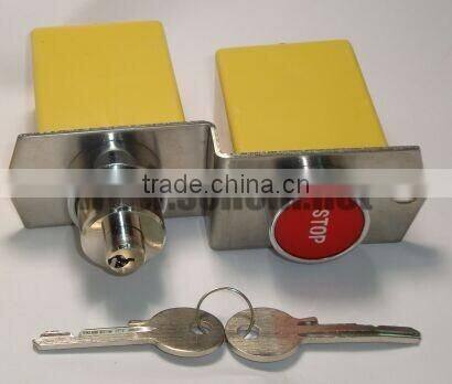 Escalator spare parts handrail inlets with key switch
