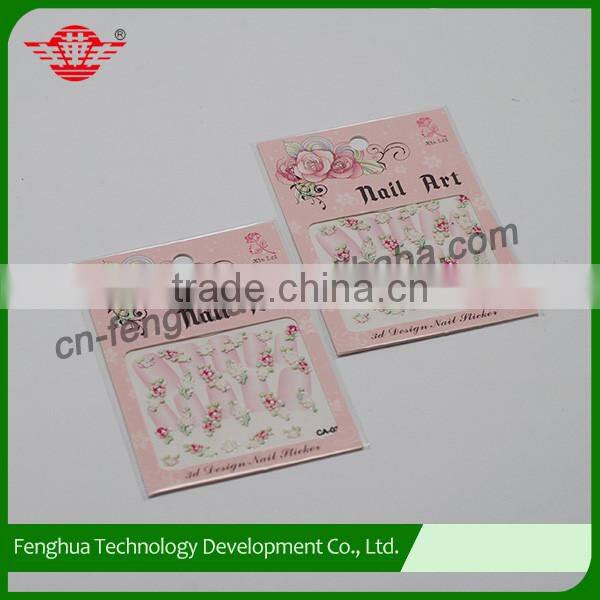 Competitive Price New Fashion Water Gold Nail Stickers