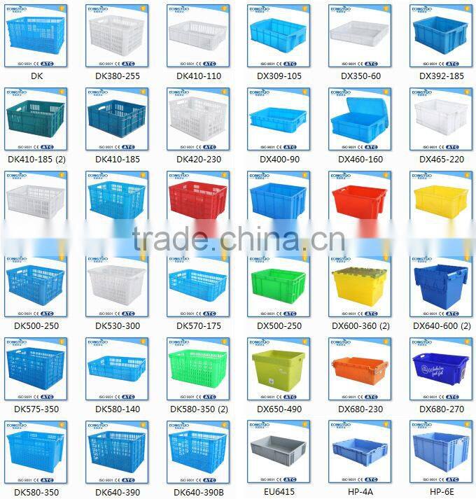 High quality collapsible crate, collapsible plastic crate, stackable crates