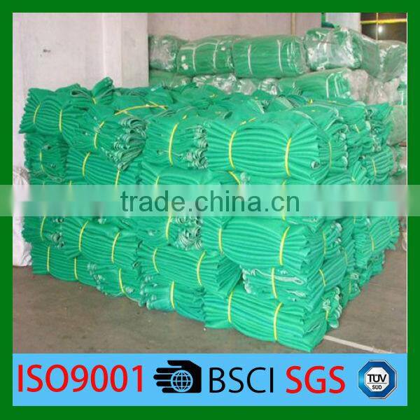 Made by factory in China with printed logo flame retardant scaffolding net