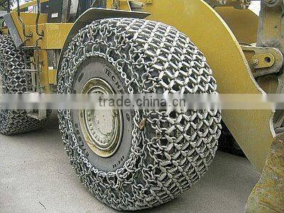 loader tire/tyre chain protector/ tyre protection chain