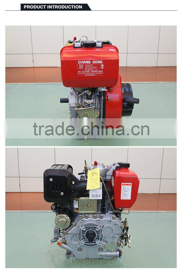 chinese diesel engine Air-cooled single cylinder 192F CHANGGONG Agricultural Machinery Diesel Engine