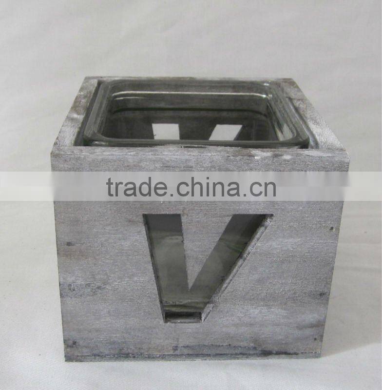 numbered wooden storage boxes for glass container