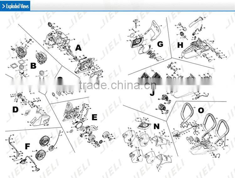 MS360 62cc partner chain saw