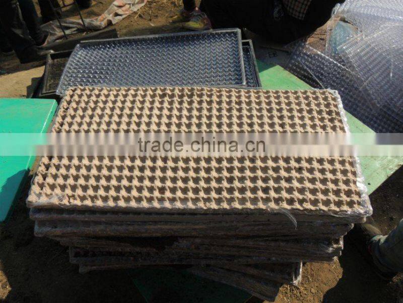 Recycled pulp paper egg tray