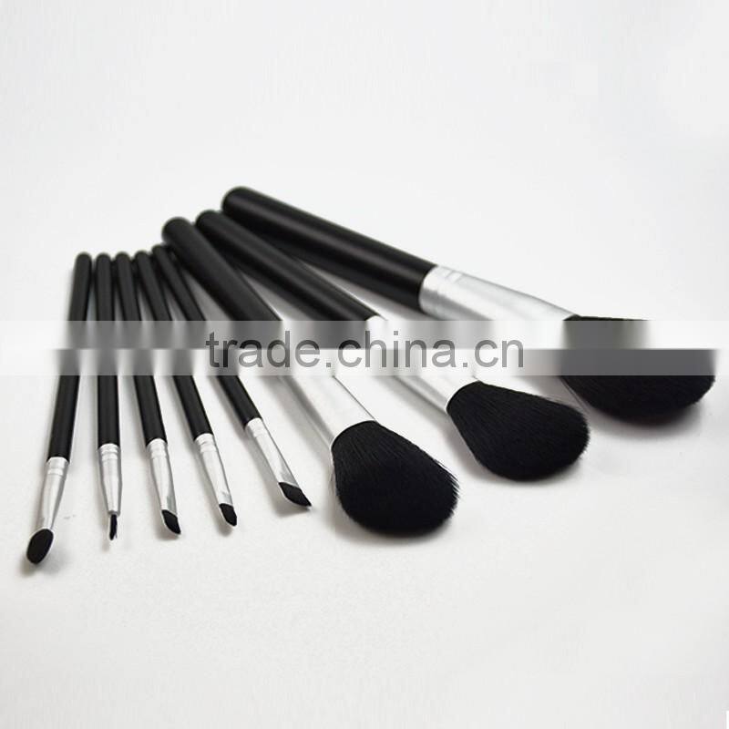 China Hot professional rainbow Color cosmetics makeup brush set