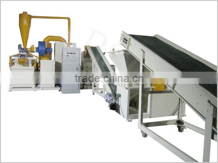 Plastic sheet pvc granules Scrap copper wire cable recycling Granulator extruder machine