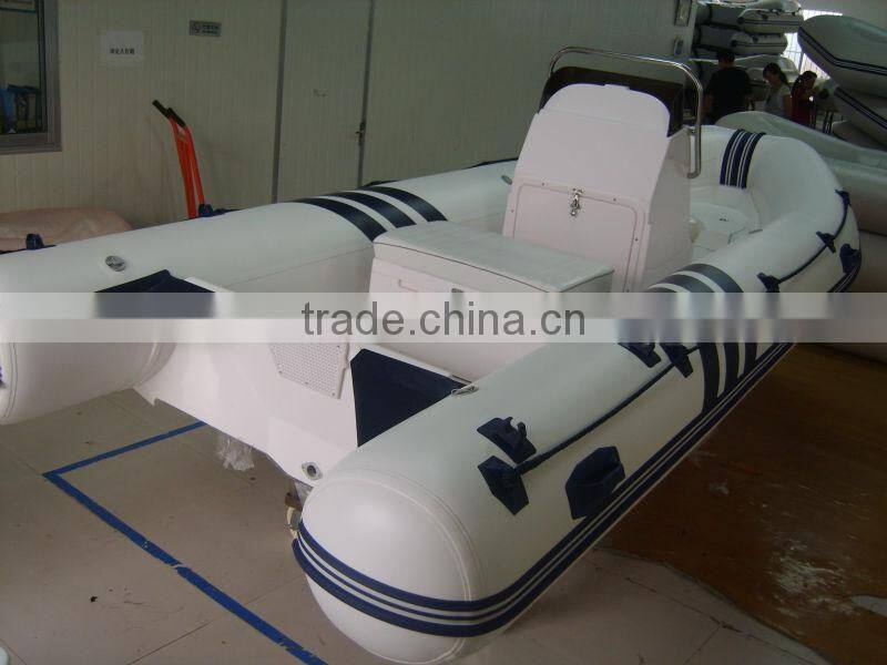 NEW!! 4.7m PVC or Hypalon luxury fibergrass RIB boat