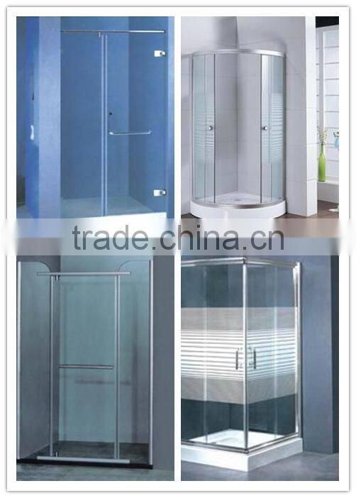 CE interior 8mm frosted glass doors for bathrooms