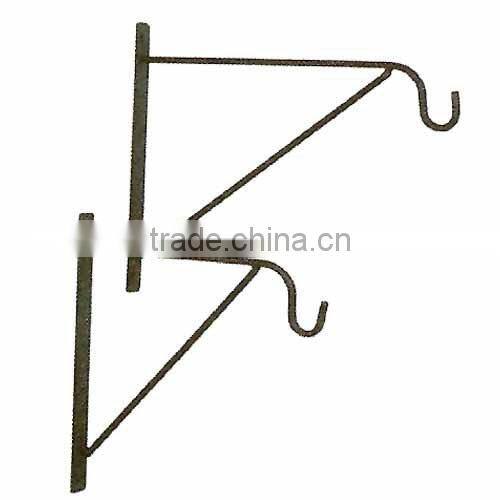 METAL WALL-HUNG HANGING BASKET HOOK