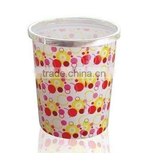 plastic trash bin,decorative trash bin,bedroom trash bin