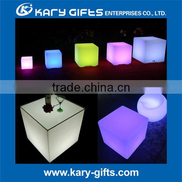 Bar furniture Cube LED Night Light table garden led cube light