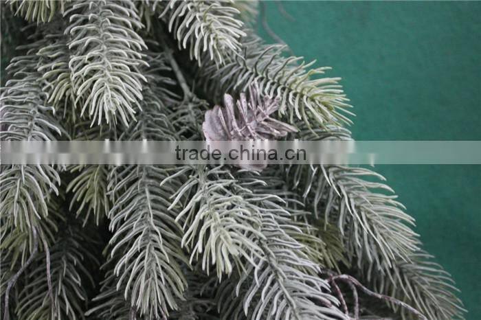 Happy Christmas 130cm height fake Christmas tree with pot
