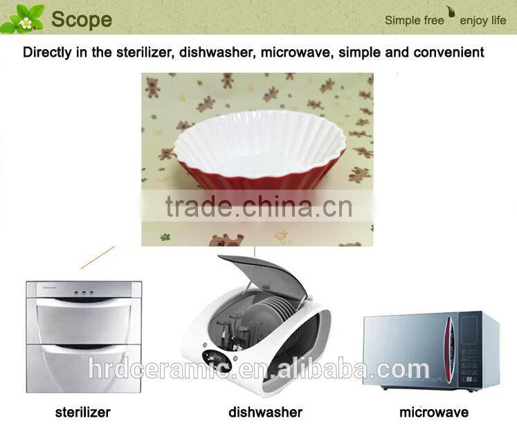 Stocked Porcelain color glazed dinner ceramic plate dishes