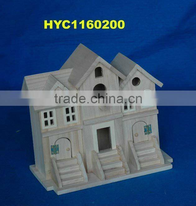paulownia wood house, house case, craft toy
