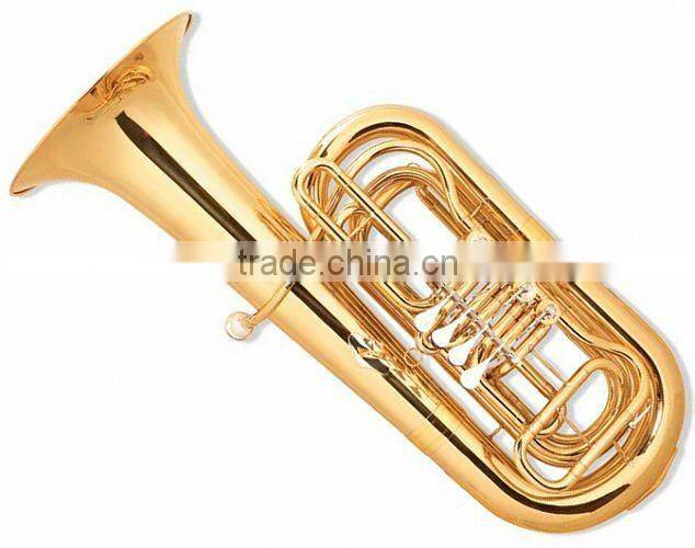Bb key 4 key tuba for brass band