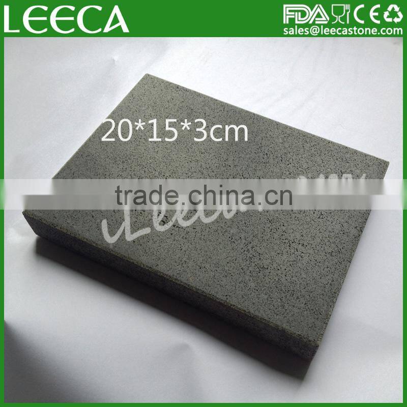 LEECA 3 cm thickness stone/hot lava stone/ grill stone set