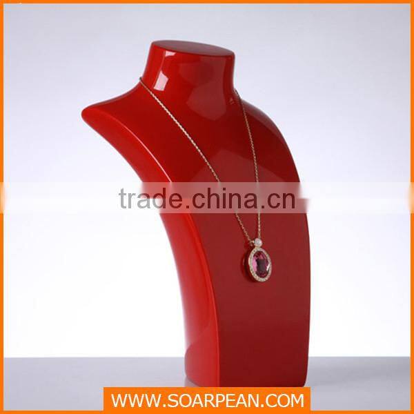 Latest Design Jewelry Fiberglass Necklace Display Rack