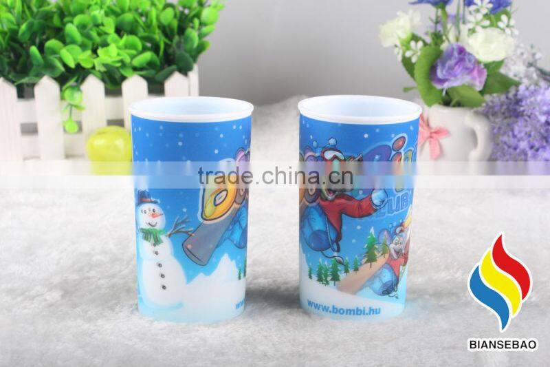 LFGB passed PP color changing kids cup with customized logo