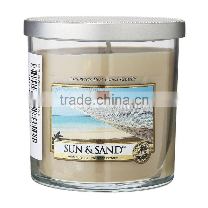 350ml 300ml candle jar with metal lid