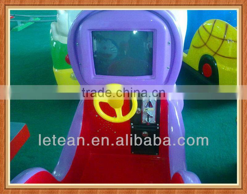 Coin Operated kids MP4 electric car LT-1050F