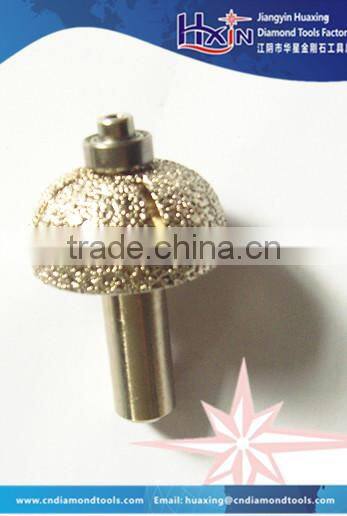 Mini Diamond router bits for grinding stone / Vacuum Brazed diamond engraving bits