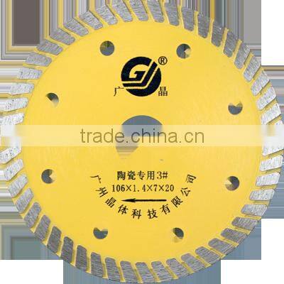 For Ceramic Cutting Guangjing Saw Blade Continuous Rim Ceramic Blade