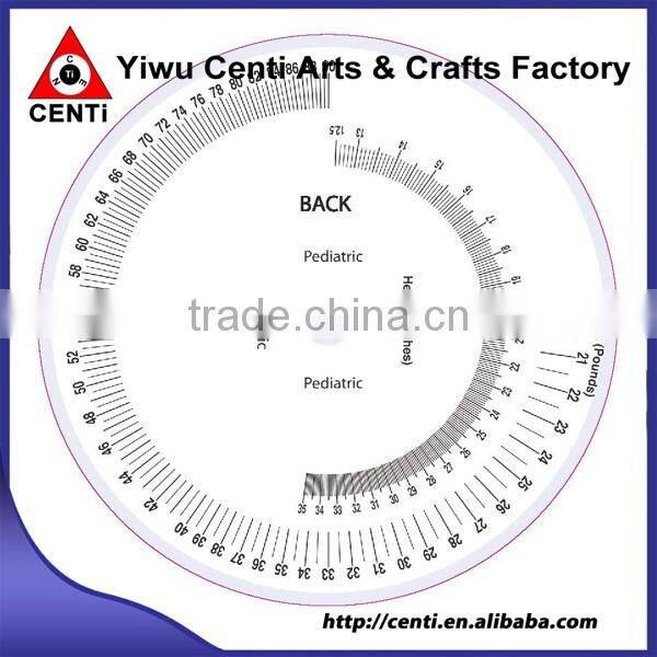 BMI Plastic 3 Wheel BMI Calculator for Pediatric and Adult