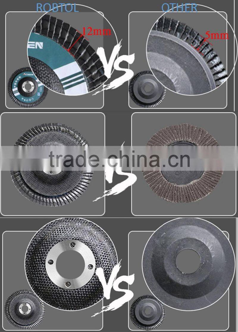 T27 flap disc 115mm 4.5" abrasive aluminum oxide flap disk grinding wheel ,sanding grit40 grit60 grit 80 grit120 4pcs per set