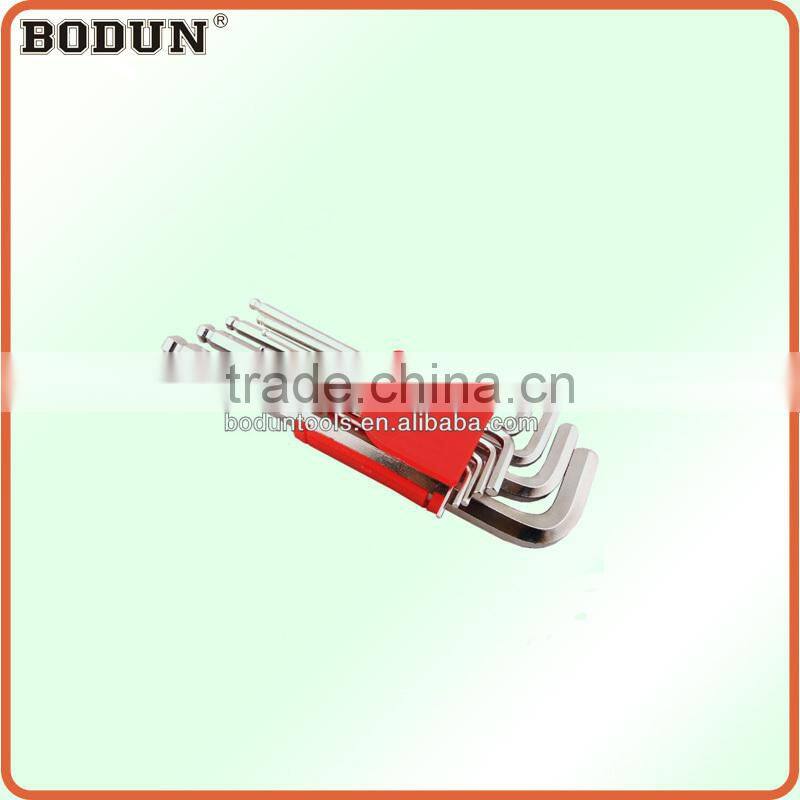 D3007 9pcs ball head Hex key wrench set-long handle