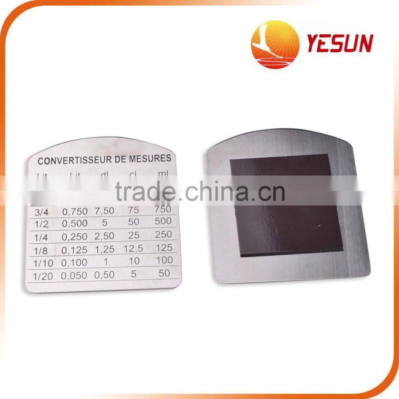 Competitive price in conversion table&chart,Measuring Stainless Steel Sheet, measurement sheet